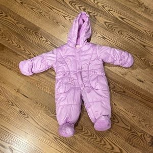 6/9mo London Fog Lavender snowsuit